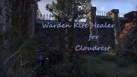 Cloudrest Warden Kite Healer Build and Gameplay