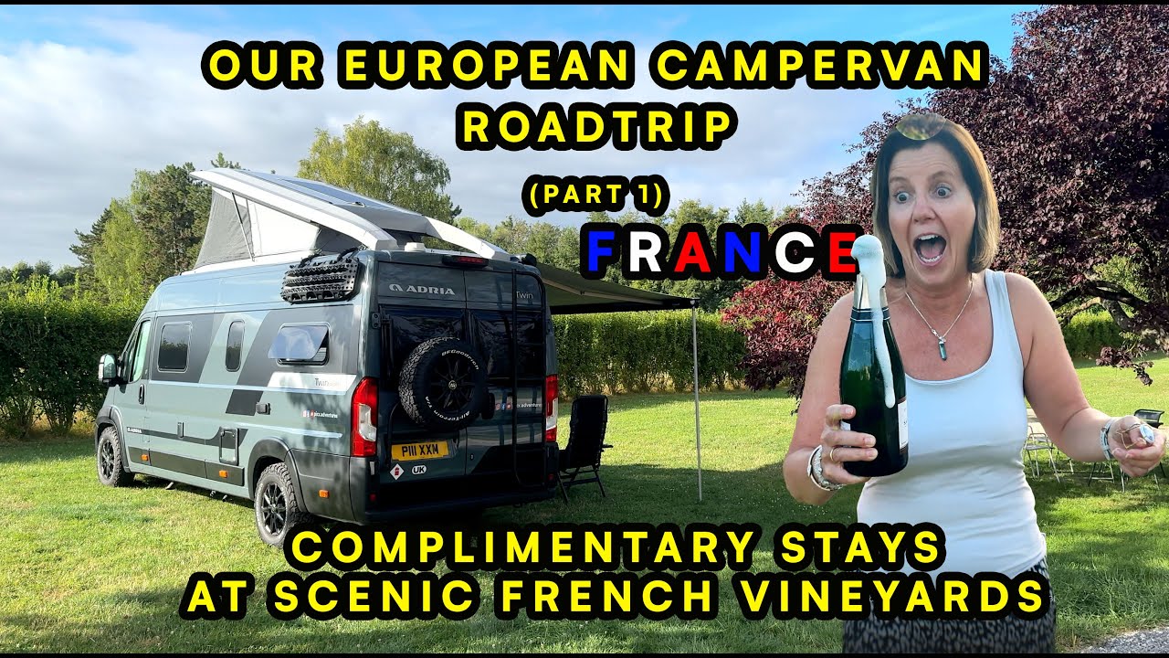 Van Life | England to France in a Campervan 🇫🇷✨ Free Vineyard Stopovers!
