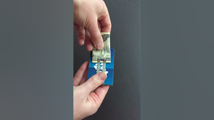 Lever Gear Toolcard Pro - Demo 2 - Money Clip Use