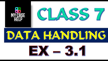 EX 3.1 Q8 AND Q9 DATA HANDLING CHAPTER 3 CLASS 7 MATHS CHAPTER 3 DATA HANDLING EXERCISE 3.1 Q8  Q9