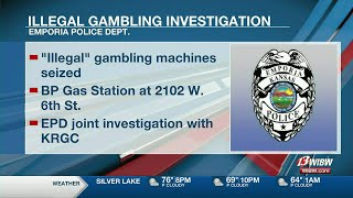 Illegal gambling devices seized at Emporia convenience store