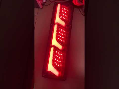 Комплект 2шт. Фонари LED для грузового авто 24V 46см, видео 1