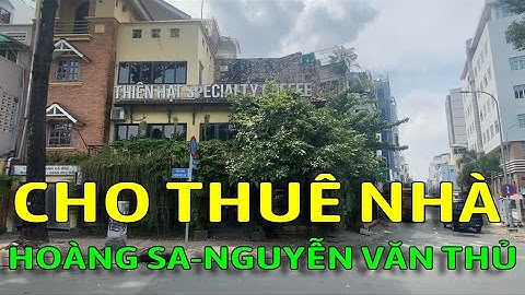 Cho Thuê Nhà Mặt Tiền Góc Đường Hoàng Sa & Nguyễn Văn Thủ Quận 1 View Sông Cực Đẹp - Mã sp: VT1A