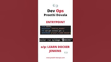 Docker Interview Question: CMD VS ENTRYPOINT VS RUN commands in docker