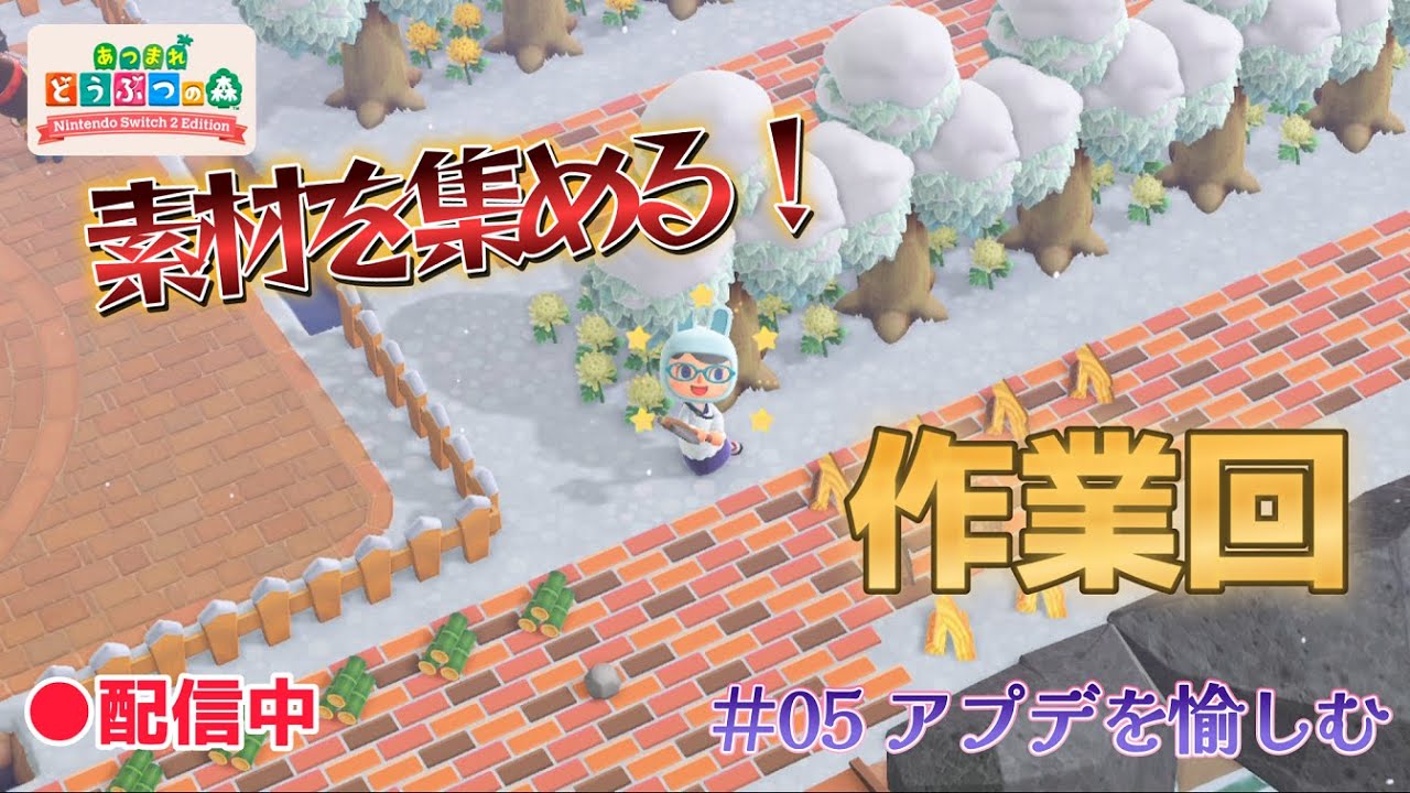 【あつ森】アプデを存分に愉しむ！#05