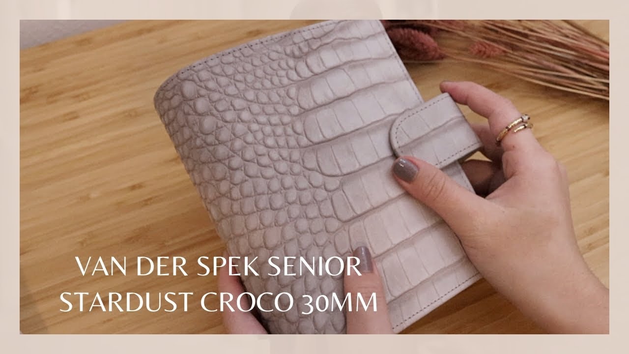 Van Der Spek Senior Stardust Croco 30MM Unboxing - YouTube