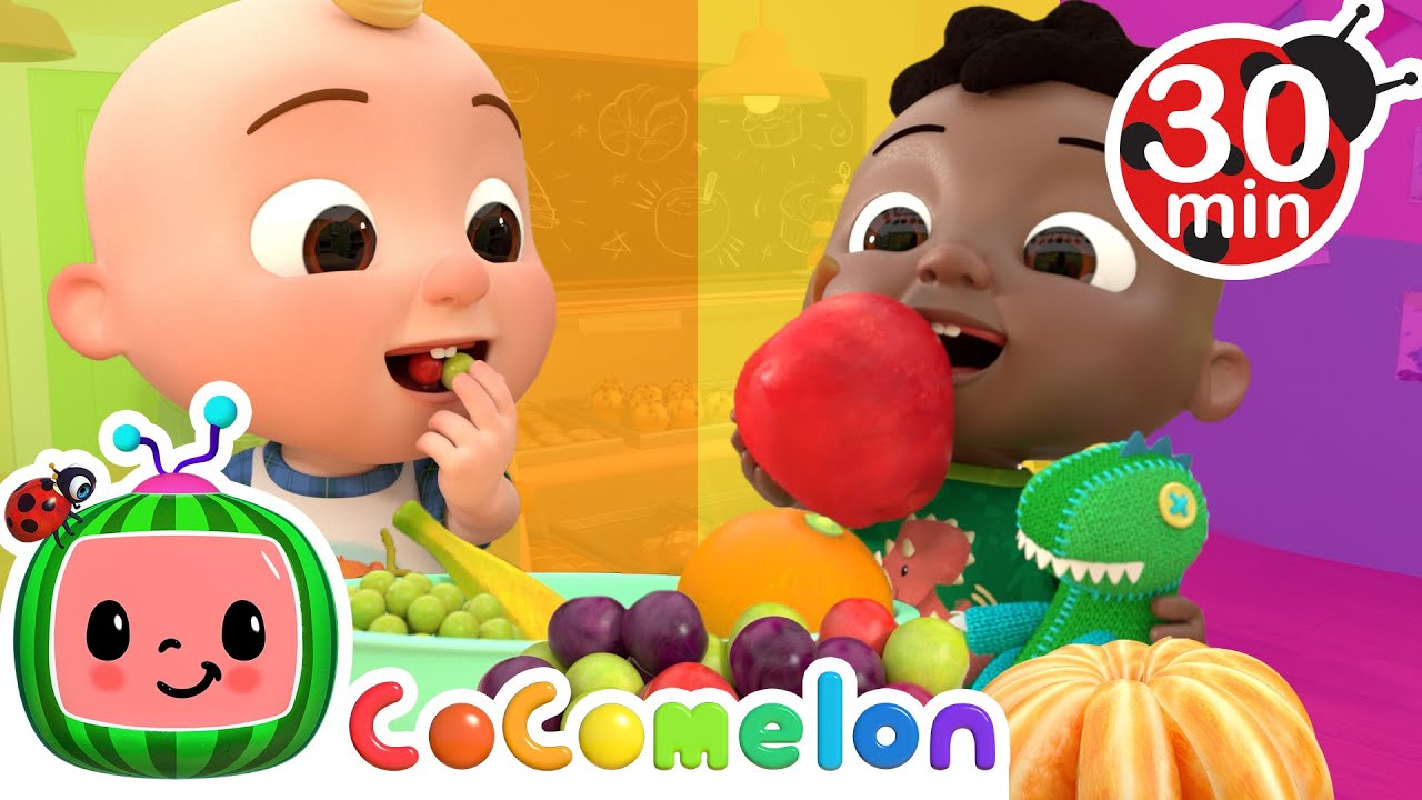 Rainbow Color Yes Yes Fruits Song Nursery Rhymes & Kids