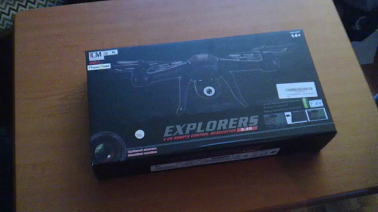 Explorer DM 007 SPY quadcopter unboxing - ultra light, compact with a small price tag