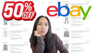 Did Running a 50% off eBay Sale Increase Sales? What Sold on Poshmark and eBay!