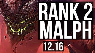 MALPH vs RIVEN (TOP) | Rank 2 Malph, 4/2/8 | EUW Challenger | 12.16