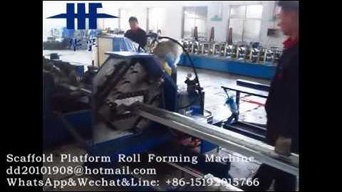 scaffold platform roll forming machine
