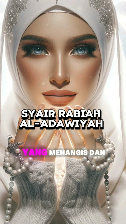 syair RABIAH AL-ADAWIYAH #cintarasullah #rabiahaladawiyah
