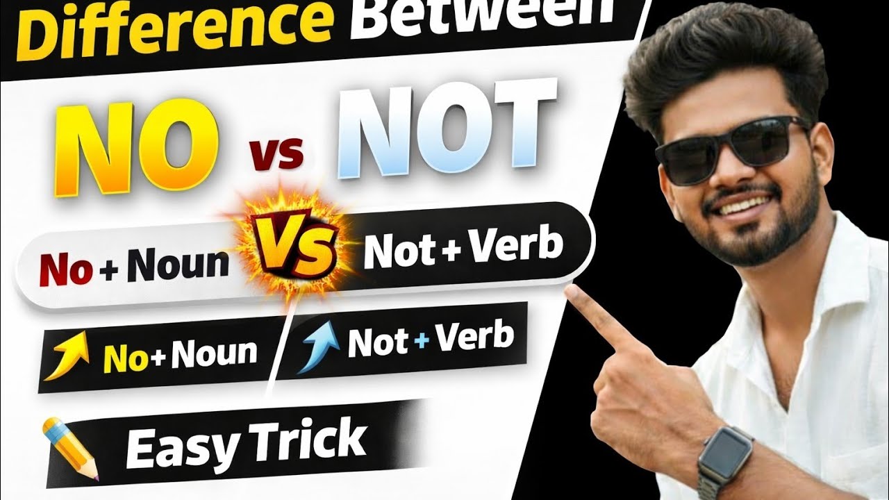 Class -2( no and not में अन्तर/ no +s.c.n)