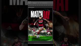 MatchDay Flamengo Libertadores #tutorial #futebol #flamengo #designesportivo #design #designtips