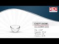 泰國LUCKY Chef's Bowl 6cm 廚師佐料碗 玻璃碗 甜點碗 50mL product youtube thumbnail