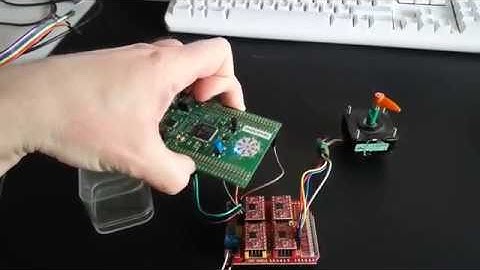 STM32F3Discovery eCompass + Stepper Motor