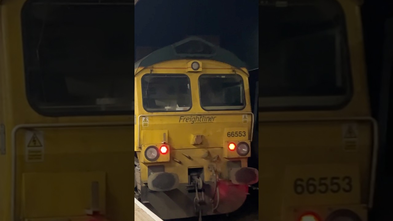 66551 + 66553 | Harrogate | 3S21 | RHTT arrival into HGT!