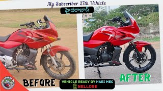 Karizma R Full Restoration Pin📌 To 🔩 Pin Checking  27th Vehicle Hyderabad | Hari Mec