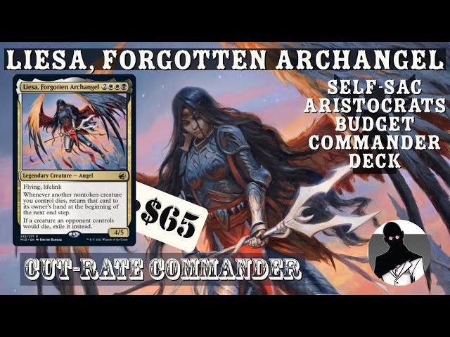 mtg liesa forgotten archangel commander deck Liesa, Shroud of Dusk LIFE DRAIN LIFEGAIN Tax Magic Custom Liesa, Forgotten Archangel | Self-Sac