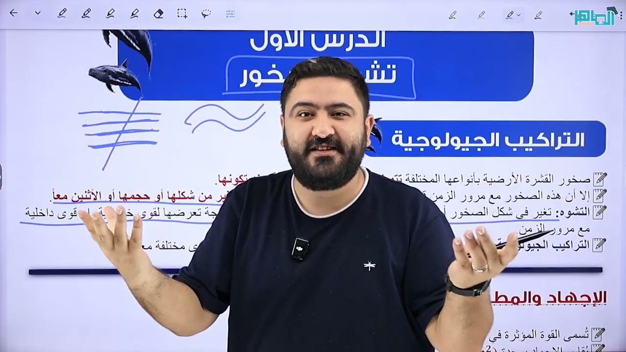 علوم الأرض || الدرس الأول من الوحدة الثانية || تشوه الصخور || توجيهي 2008