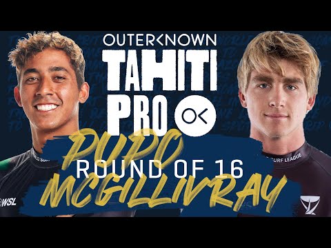 Samuel Pupo vs Matthew McGillivray | Outerknown Tahiti Pro - Round of 16 Heat Replay