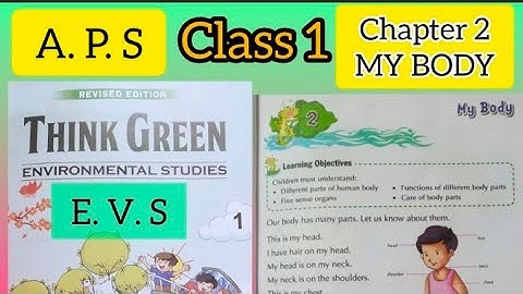 Class1,(E.V.S) Chapter 2 - MY BODY..l Online Class..Army public school 😊