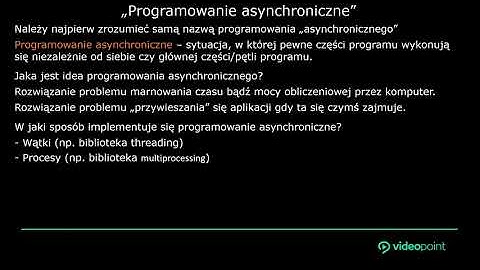 Programowanie asynchroniczne w Pythonie