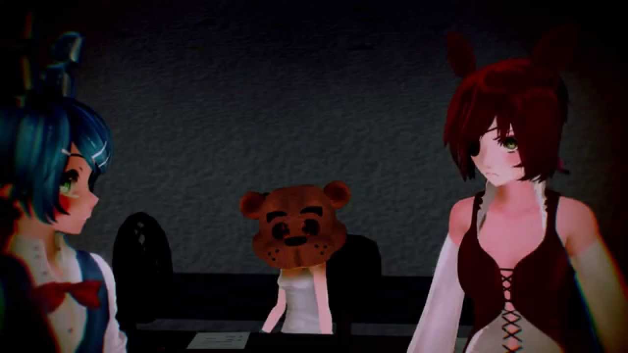 【MMD x FNAF】FNAF2 - The 5am Prequel [Female version]