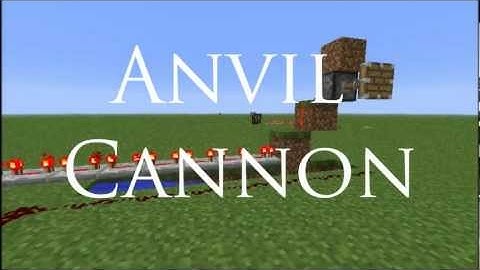 Anvil Cannon (Minecraft Invention) [HD]