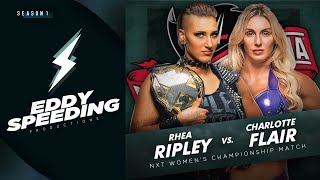 WWE WrestleMania 36 Promo - Rhea Ripley vs. Charlotte Flair NXT Women's Title Match | EddySpeeding