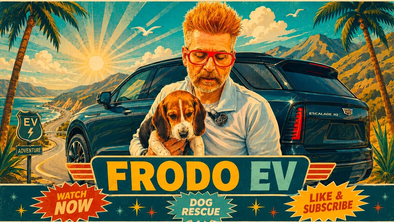 Operation Frodo EV began with one rescued beagle and grew into a mission that now reaches millions of people with one simple idea: every dog deserves a second chance.

In this special Test Miles story, Nik Miles joins a summer electric vehicle convoy moving rescue dogs from overcrowded shelters toward fosters, adopters, and rescue partners waiting in the West. The mission uses the Cadillac Escalade IQ, Kia EV9, Hyundai IONIQ 9, and Lucid Gravity to show how quiet cabins, long range, climate control, cargo space, and fast charging can make a real difference for nervous rescue dogs on the road.

This is not just a story about EVs. It is a story about Honey, Frodo, Gala, and the volunteers who drive hundreds of miles because one open door can change a life.

Follow Operation Frodo and support the mission at AnimalRescueRigs.com.

Featured vehicles:
Cadillac Escalade IQ
Kia EV9
Hyundai IONIQ 9
Lucid Gravity

#OperationFrodo #RescueDogs #ElectricVehicles #TestMiles #NikMiles