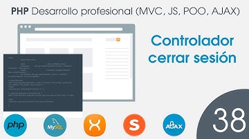 🐘 CURSO de PHP MVC POO MySQL - 38 Controlador cerrar sesion