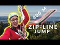 JUMPING 400M LONG ZIP-LINE  | MXM Vlogs