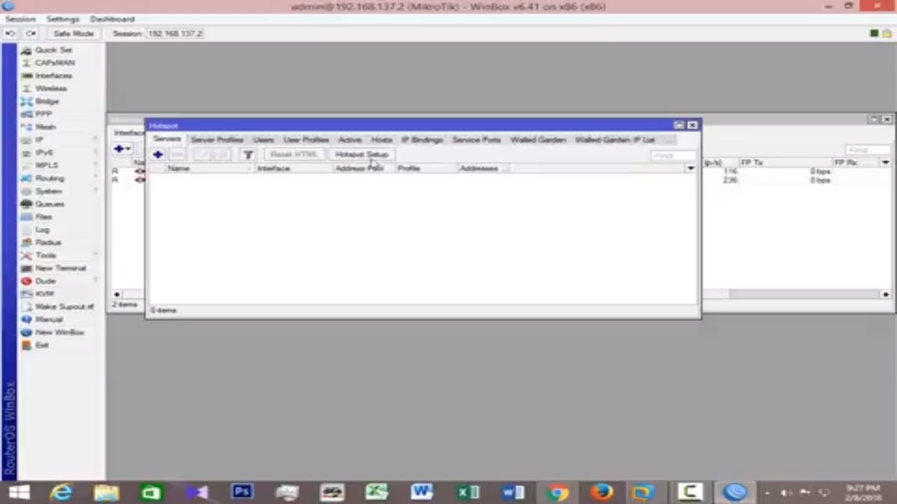 Mikrotik Hotspot Configuration Step by Step - YouTube