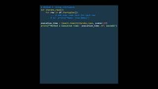 Exploring Efficient Techniques to Iterate Over Rows in Pandas
