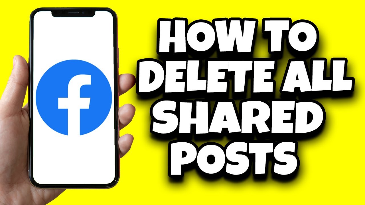 How To Remove All Shared Post On Facebook In One Click (Simple) - YouTube