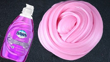DISH SOAP SLIME 💧Testing NO GLUE Dish Soap And Salt Clear SLIMES! Slime from SALT