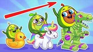 Mágica aventura con unicornios Dinosaurio vs unicornio  Divertidos dibujos animados