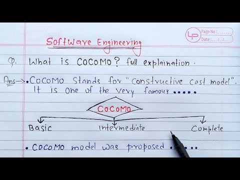 تصویری: مدل Cocomo را با جزئیات توضیح دهید؟