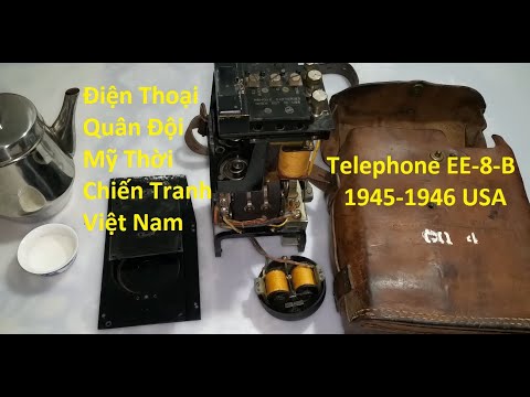 US Army Field Telephone EE-8-B (( Điện Thoại Từ Của Quân  Đội Mỹ ))