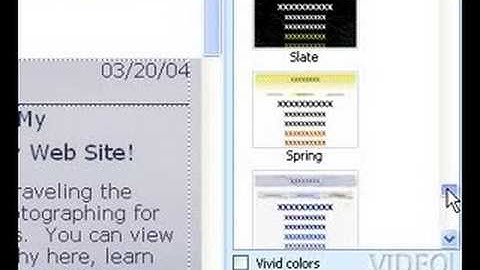 Working with Themes in Microsoft® FrontPage®