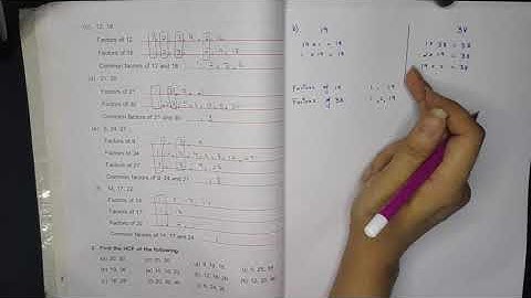 Dav Class-5 Unit -3 Worksheet-6 Multiples and Factors Mathematics Factors HCF