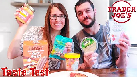 Trader Joe’s Taste Test 😋 ICE CREAM, BURRITOS, CANDY, CHILI LIME MAYO & More