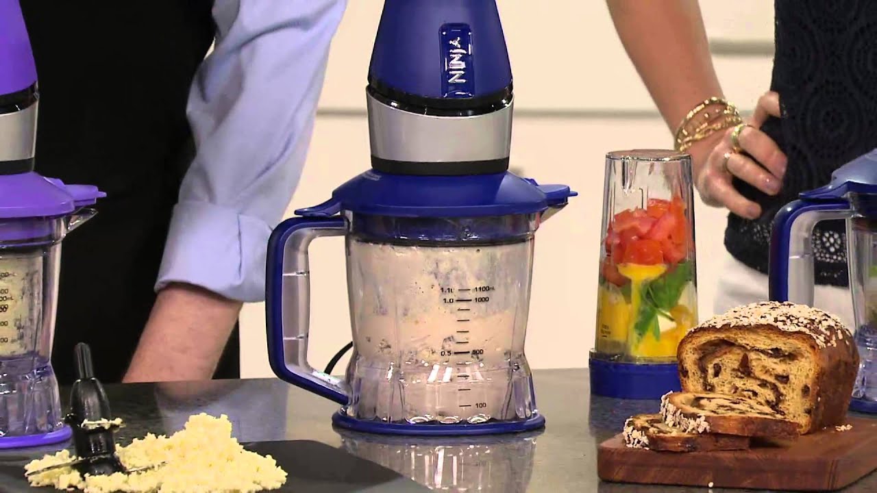 Ninja 2-in-1 700W 40 oz. Food Processor and Blender with Stacey Stauffer - YouTube