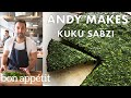 Andy prpare du kuku sabzi frittata persane  de la cuisine dessai  bon apptit