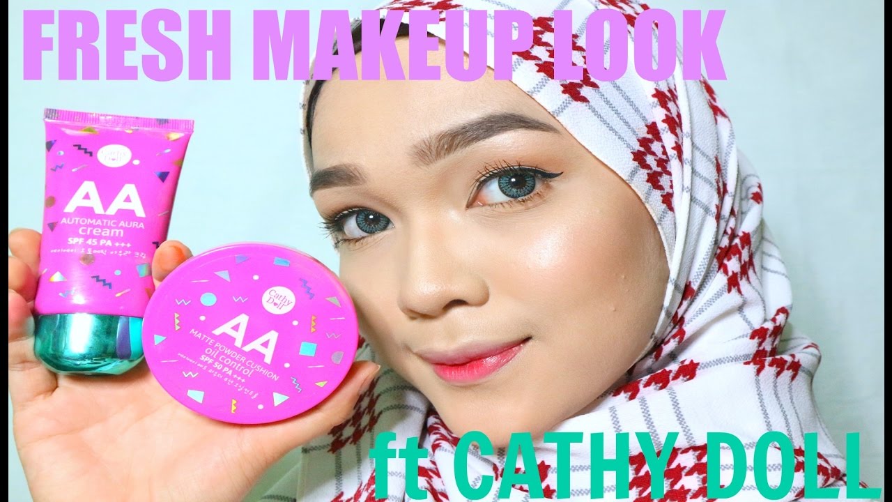FRESH MAKEUP LOOK Ft Cathy Doll YouTube