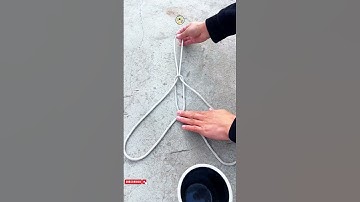 How to give flower pot hanging knot #shorts #short #knottutorial #diy #doubleknot @DoiT_03