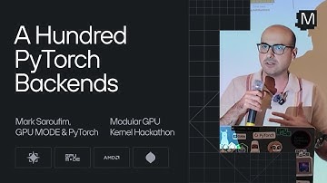 A Hundred PyTorch Backends: Mark Saroufim at the Modular GPU Kernel Hackathon