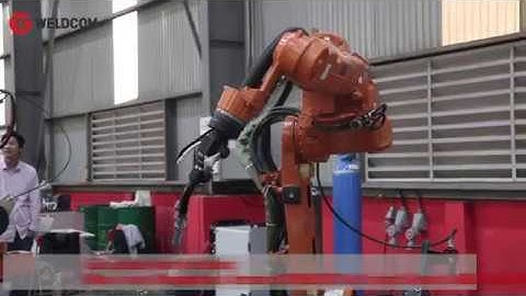 Máy hàn megmeet Artsen CM350R kết hợp robot hàn ABB 1520ID