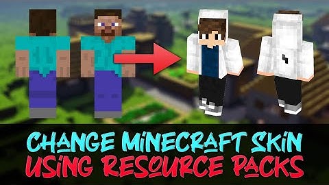 How to Install Minecraft Skin using Resource Packs Easy Method